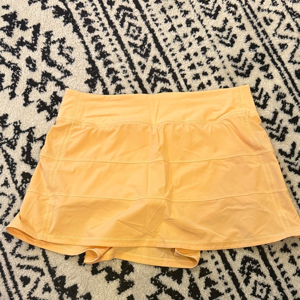 Lululemon Pace Rival Skirt Peach 8